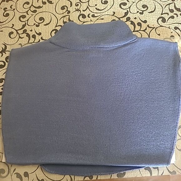 Turtleneck  Blue Dickie #1 - Picture 2 of 4